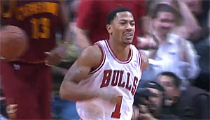 Derrick Rose blessé, Chicago domine Cleveland