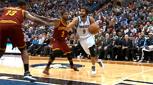 Vidéo : Ricky Rubio bat son record de passes (16 pds)