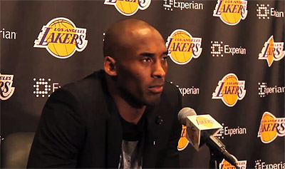 Kobe Bryant absent encore au moins 3 semaines