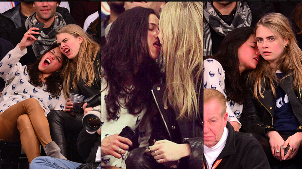 Michelle Rodriguez et Cara Delevingne très intimes au MSG…