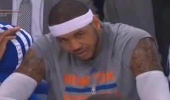 Vidéo : Le désespoir de Carmelo Anthony