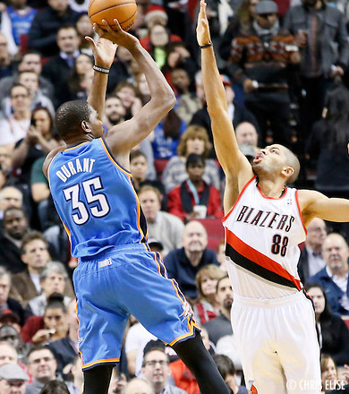 Kevin Durant (46 points) fracasse les Blazers