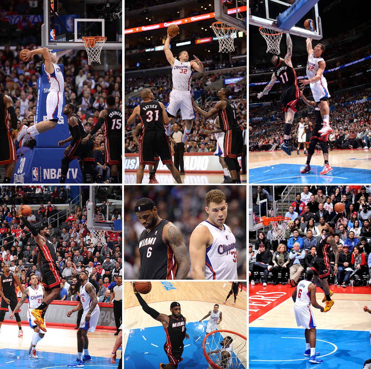 LeBron Vs Griffin : concours de dunks & duel de highlights1200 x 1194