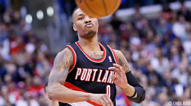 Damian Lillard se met sur son 31 pour sa première en playoffs