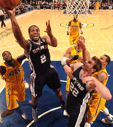 TP et les Spurs écrasent Indiana