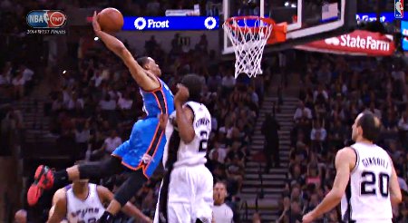 Top 5 : Diaw et Leonard en finesse, Westbrook en puissance