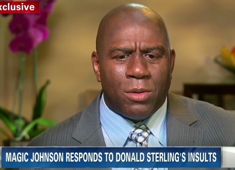 Magic Johnson : « Je vais prier pour Donald Sterling »
