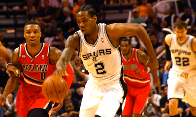 Les Spurs finissent sur une promenade