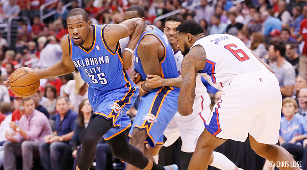 Highlights : Kevin Durant achève les Clippers (39 points, 16 rebonds)