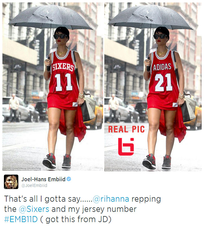 Réseaux sociaux : Le show Joel Embiid continue