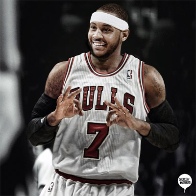 Les Bulls sont pessimistes pour Carmelo Anthony