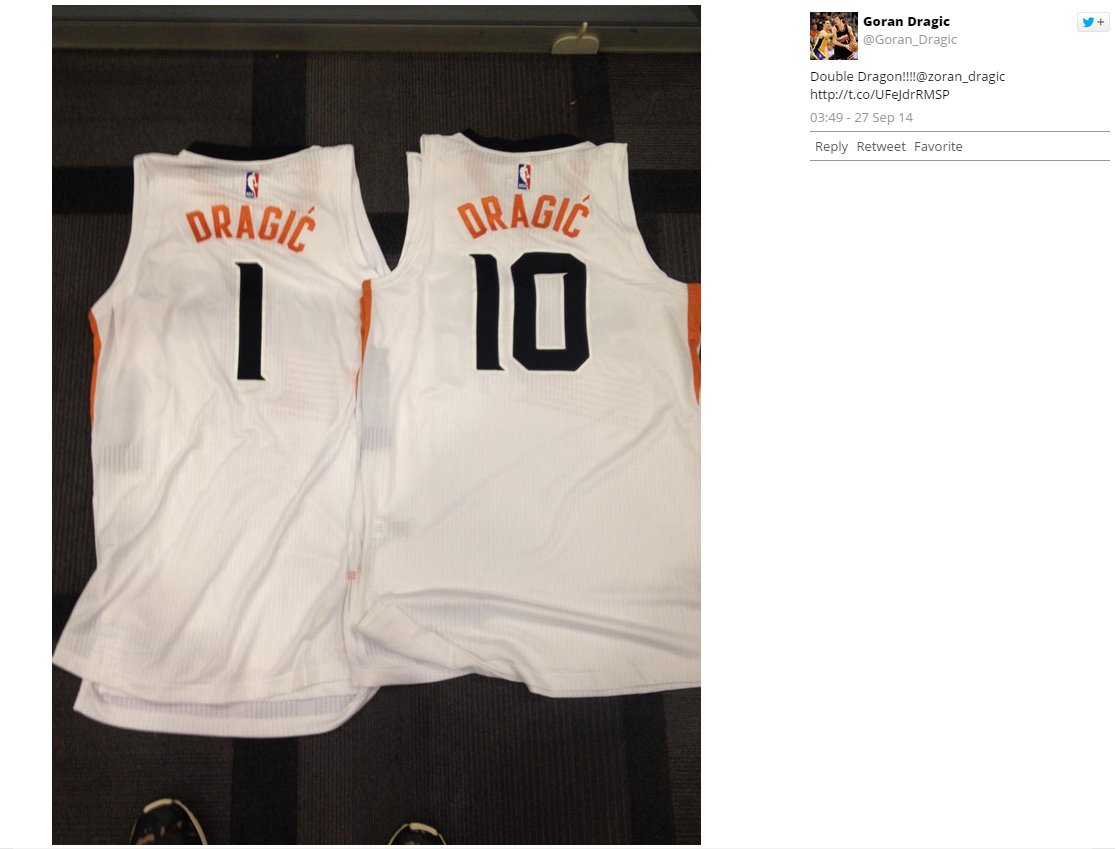 Zoran Dragic envoyé à Boston