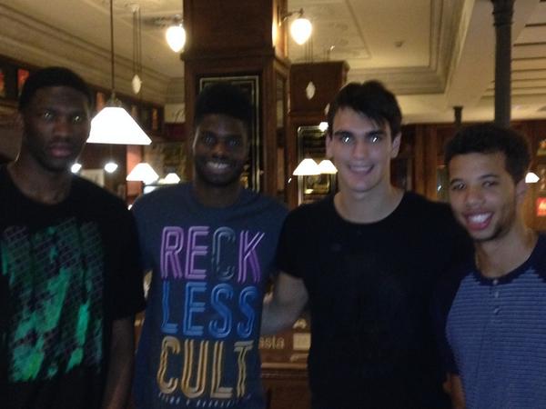 Les Sixers présents pour Dario Saric