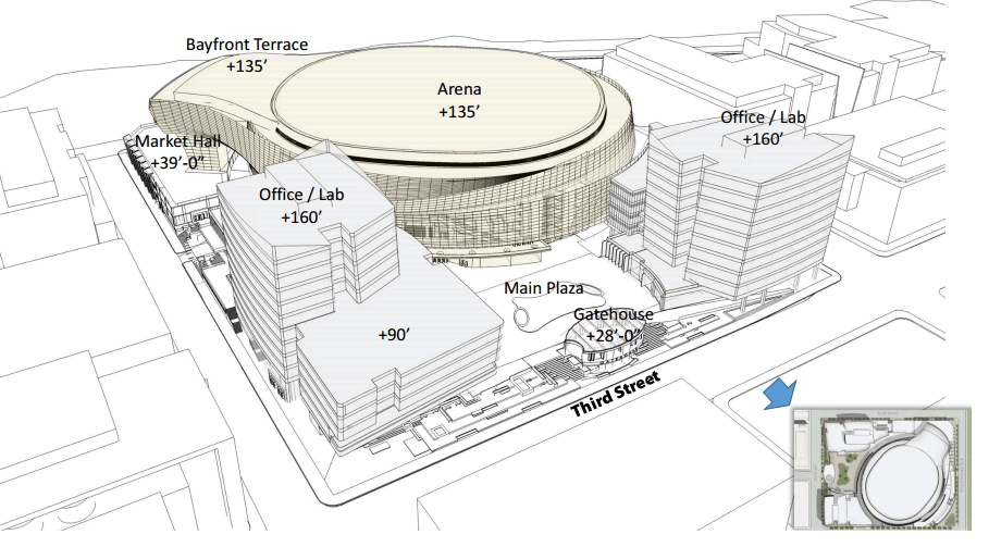 Le stade de Golden State a failli ressembler à… un chiotte