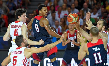 Derrick Rose en difficulté avec Team USA