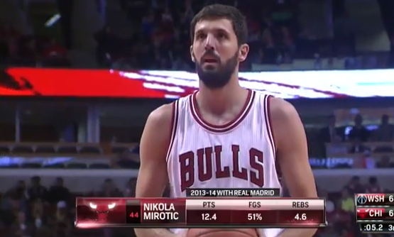Vidéo : Nikola Mirotic déjà une bonne pioche