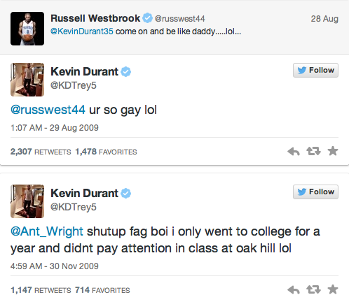 Kevin Durant a aussi des casserolles sur Twitter…