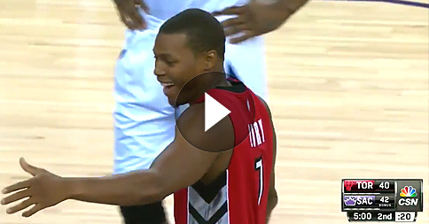 Vidéo : Kyle Lowry met un panier d’un autre monde