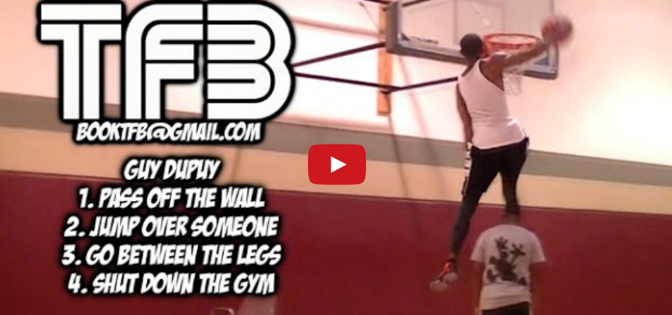 Vidéo : Guy Dupuy claque encore un énorme dunk