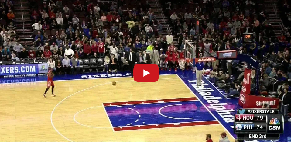 Vidéo : Le contre monstrueux de Nerlens Noel sur James Harden