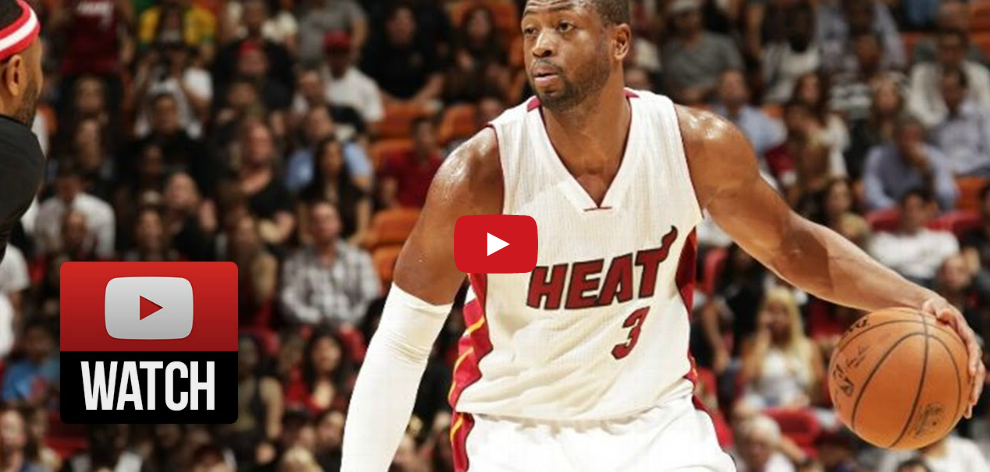 Vidéo : Dwyane Wade est loin d’être mort (25 pts, 8 ast)
