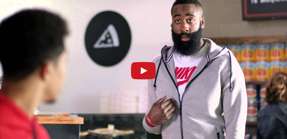 Publicité : James Harden se moque de sa propre défense