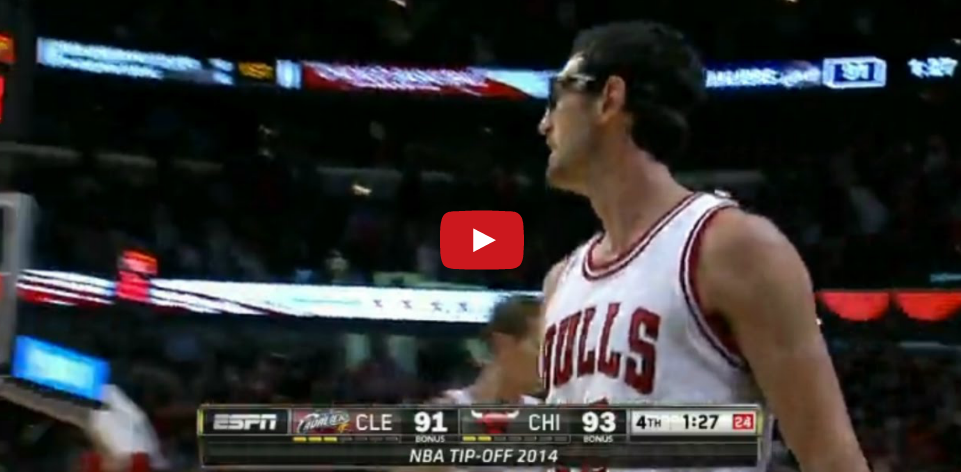 Vidéo : Kirk Hinrich prend feu…pour rien