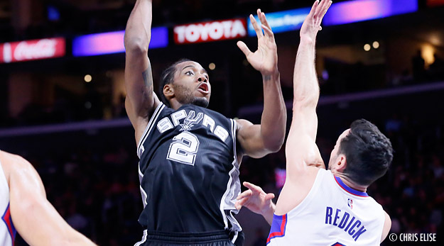 Les Spurs de Kawhi Leonard déroulent face aux Celtics