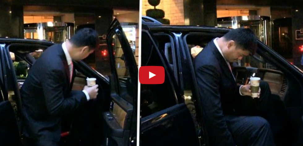La galère du jour : Yao Ming vs une voiture