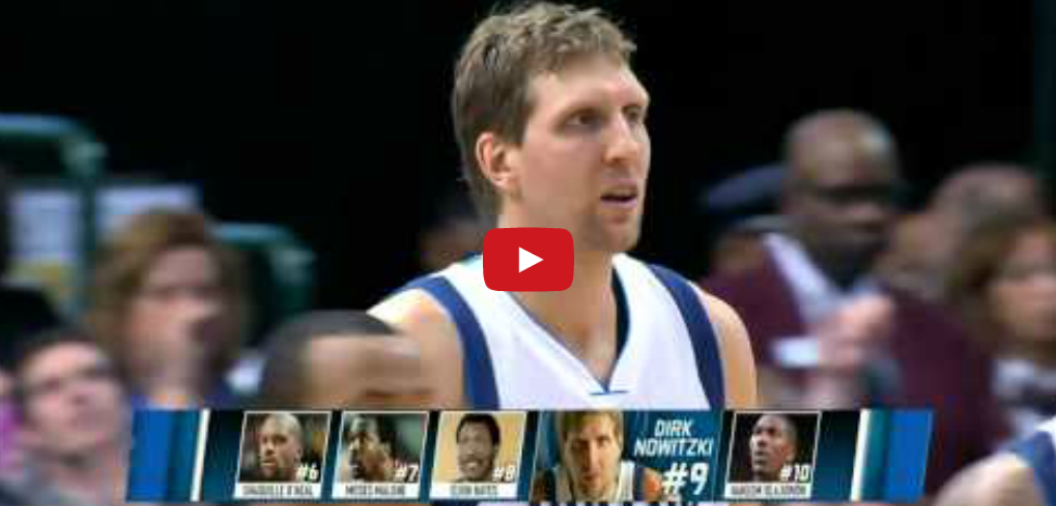 Légende : Dirk Nowitzki devient le 8ème meilleur marqueur NBA