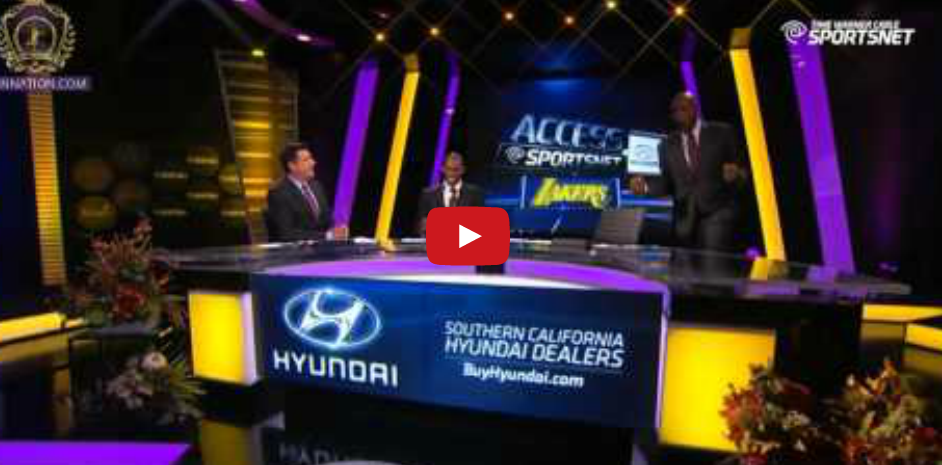 James Worthy comme un dingue pour la victoire des Lakers