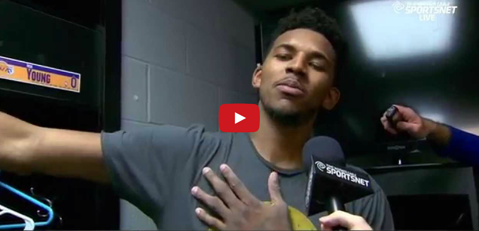 Surréaliste : Nick Young se lâche en interview
