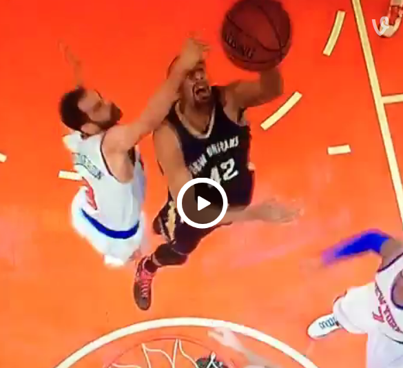 Violent : Alexis Ajinça se fait dégommer par Jose Calderon