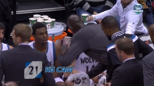 Kevin Garnett est déjà au taquet avec Andrew Wiggins