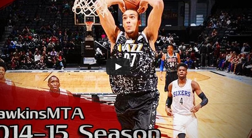 Highlights : Rudy Gobert brille au Rising Stars Challenge (18 pts, 12 rbds, 2 cts)