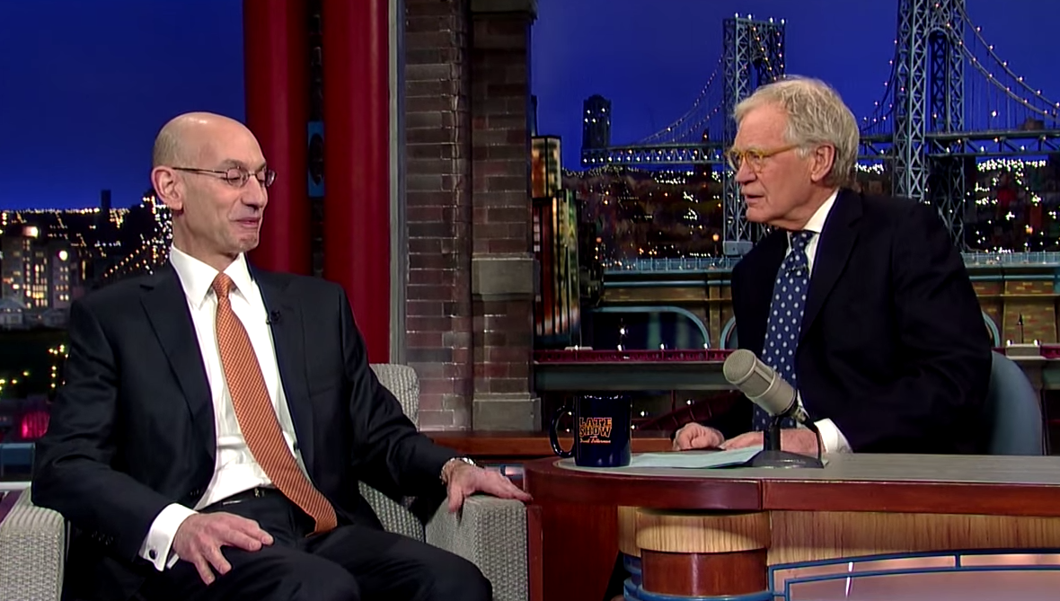 Et maintenant, Adam Silver participe à des talk-shows !