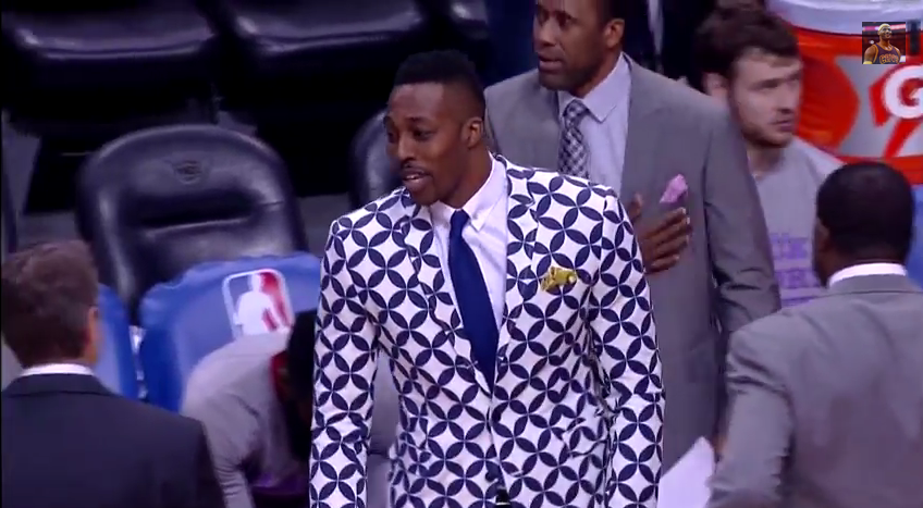 Le costard… particulier de Dwight Howard