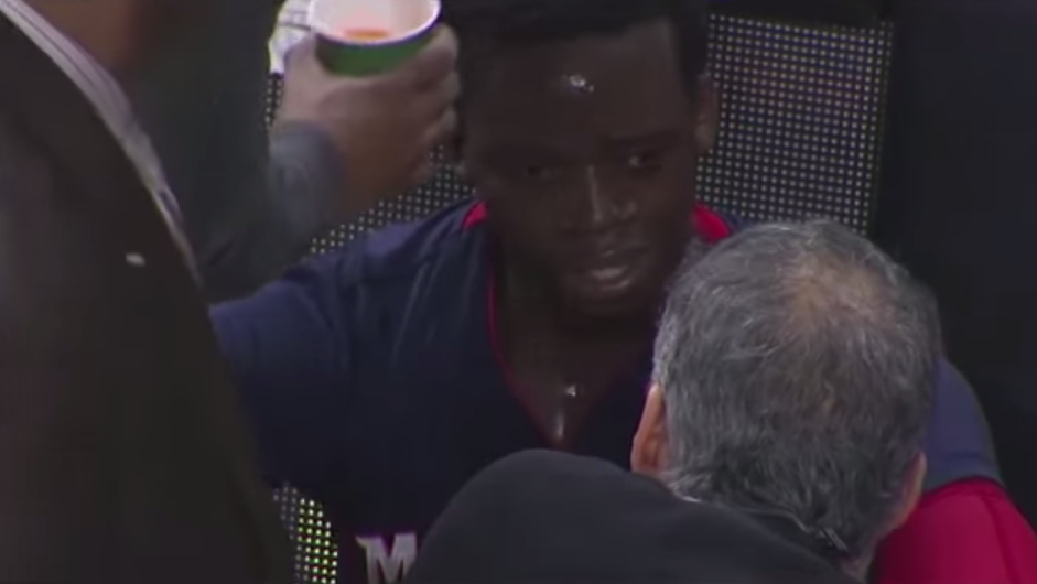 Reggie Jackson vomit pour son premier match à Detroit…