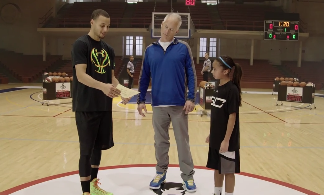 Stephen Curry battu par… une fillette de 10 ans