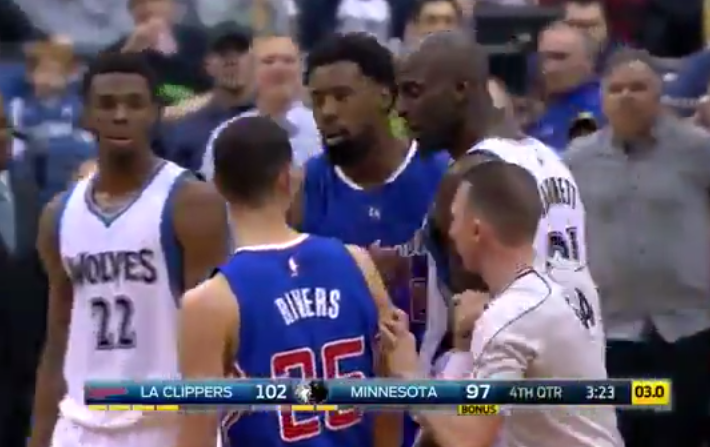 Austin Rivers : « Kevin Garnett m’a frappé au ventre »