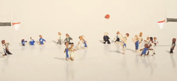 Le tir de Christian Laettner revisité en version Claymation