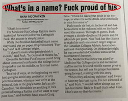 Guilherme Fuck est fier de son nom