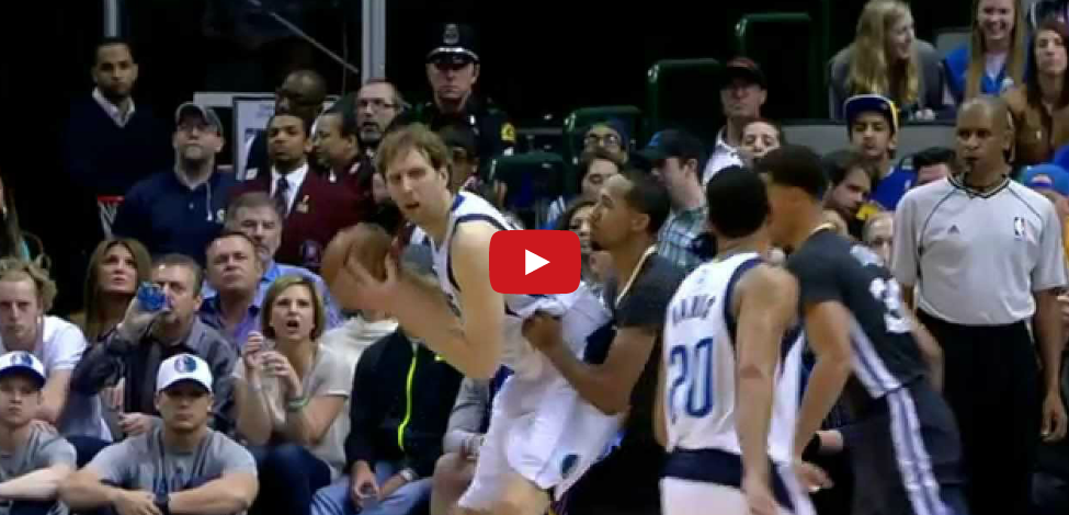 Dirty : La vilaine faute de Shaun Livingston sur Dirk Nowitzki