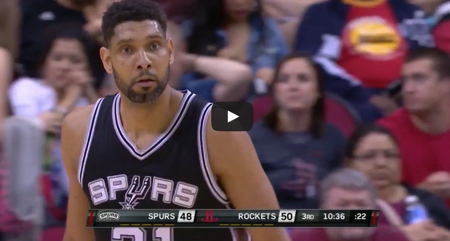 Perf : Tim Duncan (29 pts 10 rbds) remonte le temps