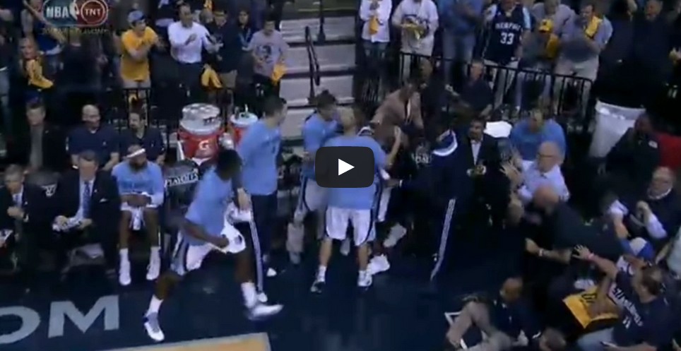 Quand le banc des Grizzlies chauffe Tony Allen…