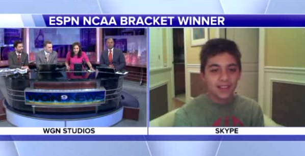 NCAA : il remporte le Bracket Challenge à 12 ans