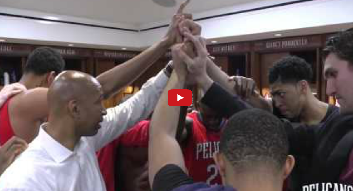 Superbe : La joie des New Orleans Pelicans !