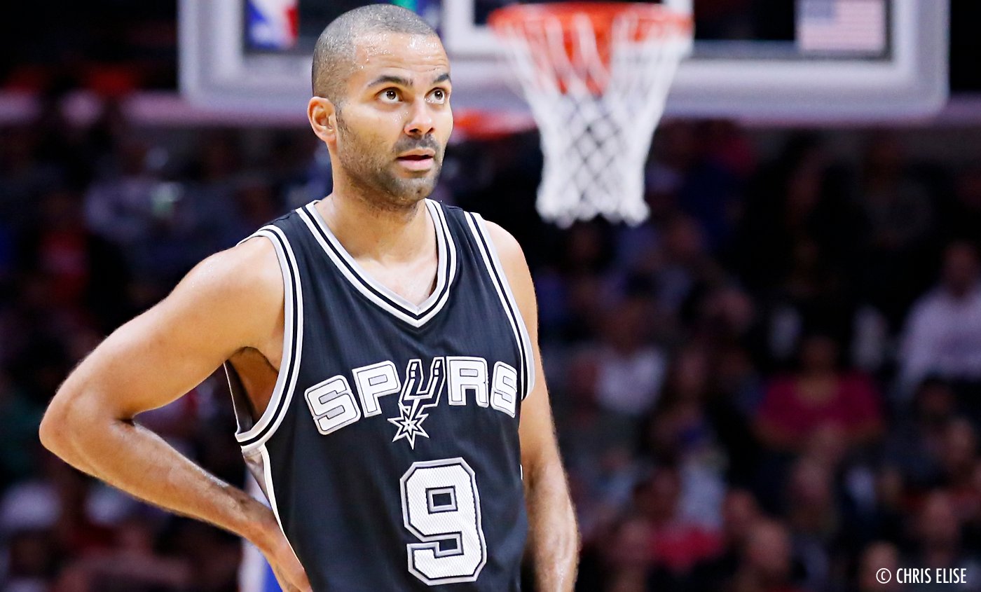 Le superbe panier avec la faute de Tony Parker
