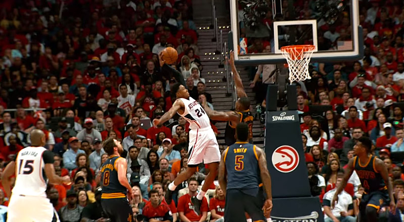 Top 5 : LeBron James et Kent Bazemore fracassent tout