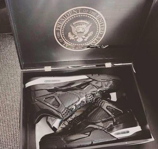 Des Air Jordan présidentielles offertes à Barack Obama